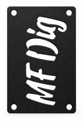 MF Dig Small Badge Delete, Rear Left Fender